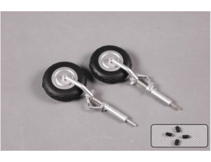 FMS 1.4M P-51 V8 Main Landing Gear & Wheel Set